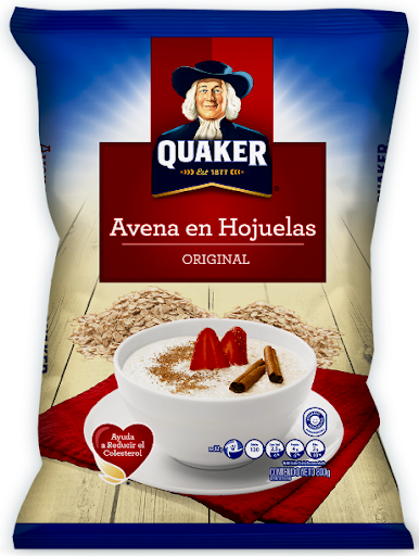 QUAKER AVENA ORIGINAL BOLSA 800Gx12UN