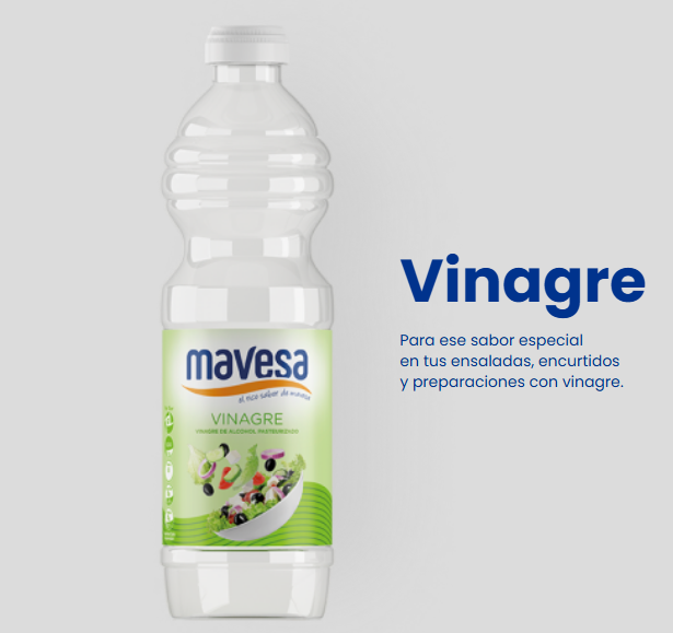 MAVESA VINAGRE DE ALCOHOL 1Lx12UN