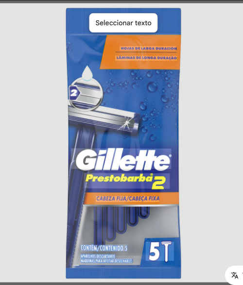 GILLETTE ULTRA GRIP BOLSA/5