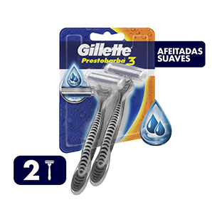 GILLETTE EXTRA SUAVE BLISTER/2