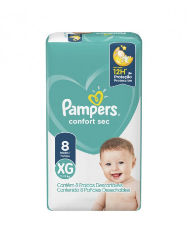 PAMPERS PAÑALES CONFORT SEC G 463GX8UN