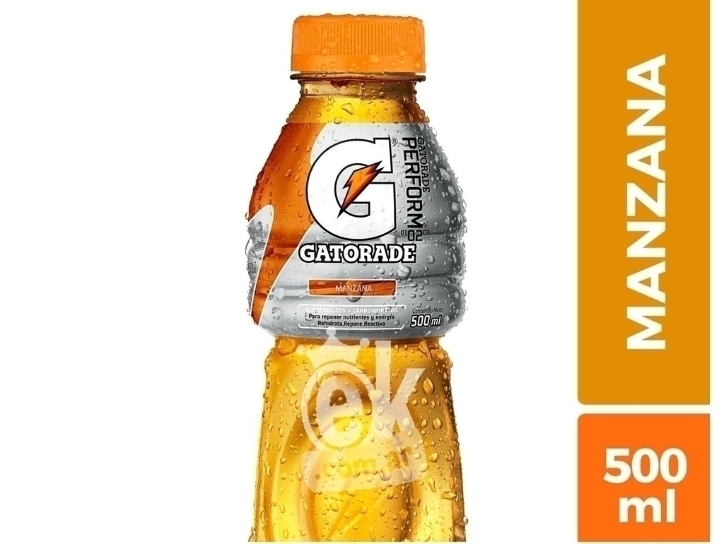GATORADE MANZANA PET 500MLx12UN