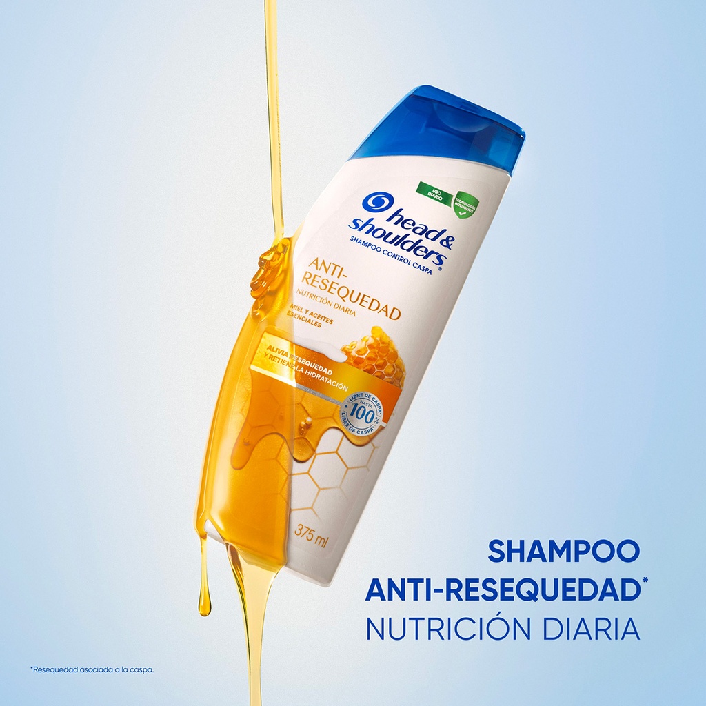 HS SHAMPOO ANTI-RESEQUEDAD 180CCX12UN