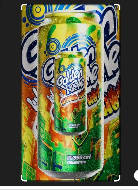 GOLDEN XTREME MANGO HOT 355MLx24UN