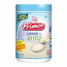 [H331] PRIMOR CREMA ARROZ ENRIQUECIDA POTE 900Gx12UN