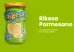 [T565] RIKESA QUESO PARMESANO ENRIQ 200Gx18UN
