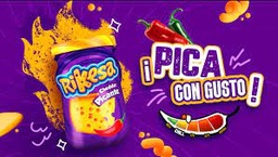 [T485] RIKESA CHEDAR PICANTE  200Gx18UN