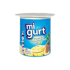 [Y003] YOGURT SABOR PIÑA MIGURT 125GX24UND